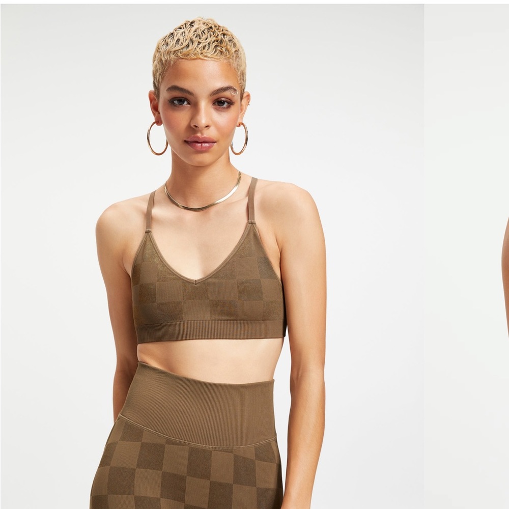 NWT Good American Shine Crossback Bralette